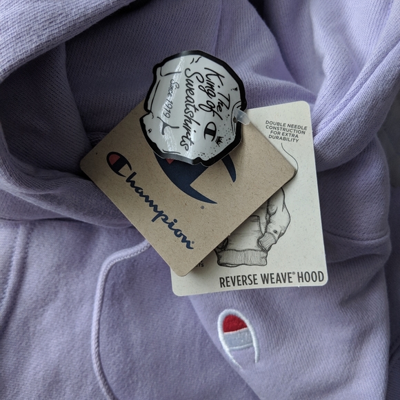 Champion reverse weave hoodie sweatshirt violent - Picture 7 of 8